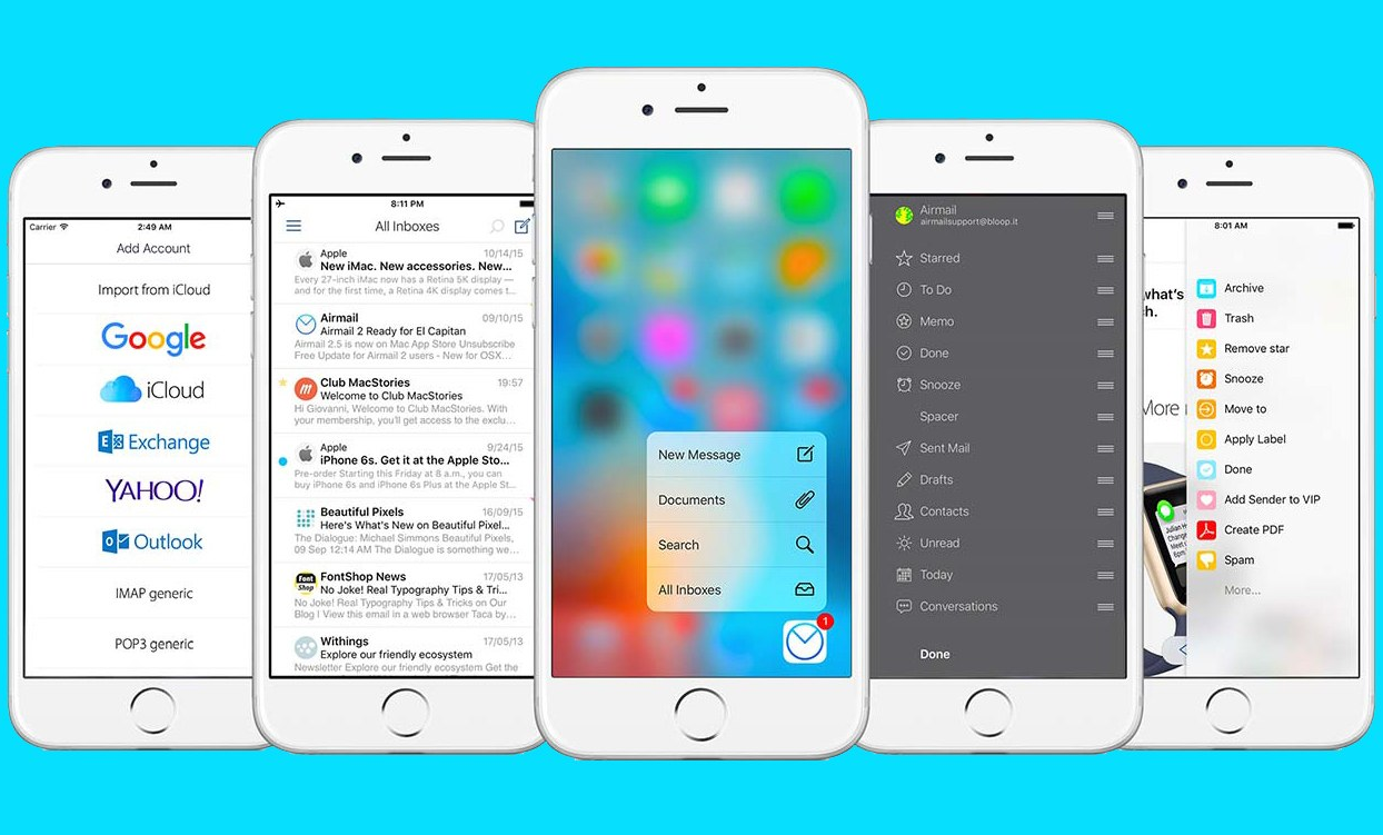 Почтовый клиент для айфона. Apple телефон почтовый клиент. Airmail (email client).